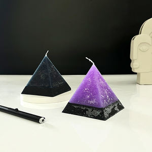 Vela de pirámide de cristal oculta, cristal sorpresa interior para decoración artística, gran oferta - Product Image 2