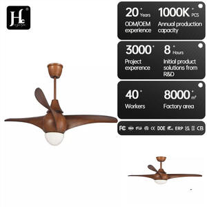 Decorative Lights Living Room New Design Brown <b>Fans</b> Lamp Fancy Decorative Lights Living Room <b>Ceiling</b> <b>Fan</b> With <b>Led</b> Light - Product Image 5