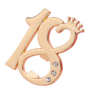 Número de la suerte 18 abrebotellas 18 cumpleaños <span class=keywords><strong>aniversario</strong></span> fiesta favores regalos para invitados 18 años recuerdos - Product Image 4