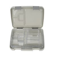 Boîte à lunch pour enfants, boîte bento, plastique PP écologique, pliable, étanche, compatible micro-ondes