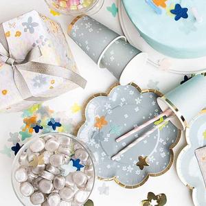 Paquete de Platos y Vasos de Papel para Postre con Diseño de Conejo de Pascua Estilo Ins de Damai, para Fiestas Infantiles de Pascua - Product Image 6