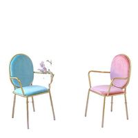 Meubles Ensemble de canapés Fournisseur de la Chine Chambre boutique personnalisée Chaises de salle à manger à dossier haut bleu velours unique sur Alibaba pour turc