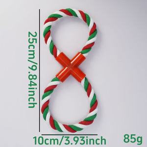 Beste ontwerp duurzame milieuvriendelijke polyester touw kerst hondenspeelgoed sets groothandel seksspeeltjes voor honden - Product Image 5
