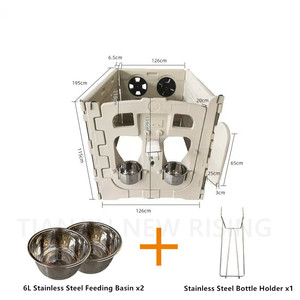 Box per Vitelli da Interno, Rifugi in Plastica per Vitelli e Alloggi per Vitelli da Interno per Allevamenti Lattiero-Caseari e Sistemi di Riparo per Bestiame - Product Image 5