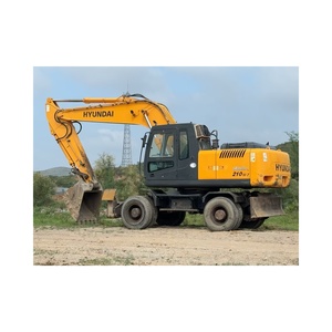 Excavadora Hyundai 210W-7 de 21 Toneladas de Servicio Pesado de Corea del Sur, Excavadora de Cadenas Hyundai 210W-7 Usada con Buen Precio - Product Image 1
