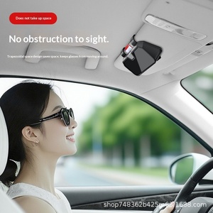 Estuche para Gafas de Coche OEM ABS Multifuncional, el Más Vendido Transfronterizo, con Clip para Visera y Almacenamiento de Gafas de Sol y Boletos - Product Image 2