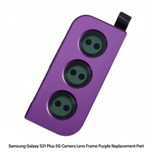 Cornice per obiettivo fotocamera viola in alluminio di ricambio per Samsung Galaxy S21 Plus 5G - Product Image 2
