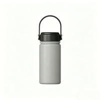 Gobelet isotherme en acier inoxydable avec poignée, style japonais minimaliste, 200 ml, revêtement poudré, isolation sous vide, performance thermique 12-24 heures
