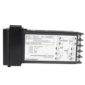 Controlador de Temperatura Digital Inteligente PID SINOTIMER MC100-12V 12V DC, Regulador Termostato con Entrada de Termopar PT100 y Relé - Product Image 4