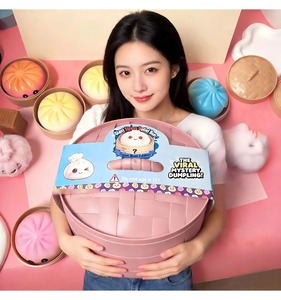 Juguete Promocional Antiestrés Gigante de 25cm, Squishy de Dumpling, Jumbo Dumpling Squishy, Bao Bun, Juguetes de Dumpling, Juguete Antiestrés - Product Image 1