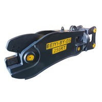 Beiyi Cisaillement hydraulique personnalisé pour rail de route Cisaille à rail v Ferraille de démolition pour pelle