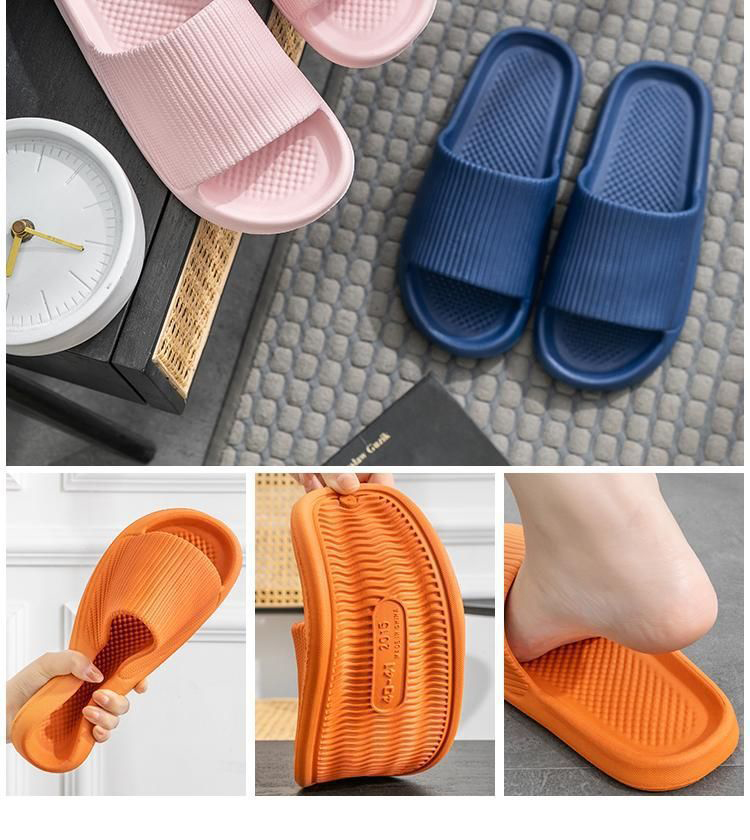 Women Summer Soft Slides Slippers Thick Platform House Shoes Slippers Wholesale
