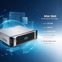 Sistem Penyimpanan Ekspansiabel MSA 1060 Kapasitas Maksimum 2,95PB, Perlindungan RAID, Array Penyimpanan untuk Penyimpanan Data Media & Pengawasan
