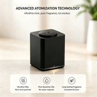Diffuseur d'arômes commercial électrique en métal de luxe pour hall d'hôtel, avec contrôle par application, pour marketing olfactif et huiles essentielles, vente en gros