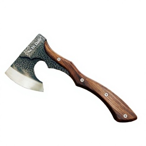 ขวานทอมฮอว์ก Thewizcrafts ใบมีดเหล็กตีขึ้นรูป ด้ามไม้ ขวานเอาตัวรอด - Product Image 3