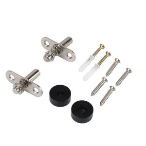 Accessoires de fixation en alliage d'aluminium traditionnels pour cloisons de salle de bain, salon, placard - Design moderne réglable - Product Image 4