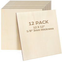 Plaques de bois de tilleul de 3 mm découpées au laser, couleur personnalisée, designs modernes pour pièces de jouets murales multifonctions