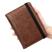 Portefeuille de voyage multifonctionnel en cuir PU avec blocage RFID, porte-cartes et porte-documents, personnalisable avec logo – Vente en gros