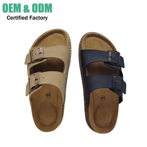 Sandali in <span class=keywords><strong>sughero</strong></span> da coppia in tinta unita da esterno con stampa personalizzata da <span class=keywords><strong>donna</strong></span> nuovo Design antiscivolo pantofole piatte da <span class=keywords><strong>donna</strong></span> - Product Image 2