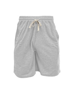 Shorts de jogging gris pour homme avec cordon de serrage, taille élastique, coupe ample, style décontracté streetwear, shorts de sport - Product Image 4