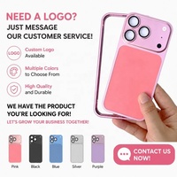 Casing Full Body 360 Anti Gores Magnetik, Upgrade Cover Belakang Aluminium Matte Grosir Bingkai Logam untuk 12/13/14/15/16/17