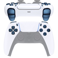 EXtremeRate – Kit complet de boutons personnalisés colorés pour manette PS5 : D-pad, gâchettes R1 L1 R2 L2, boutons Share, Option et Face – Remplacement