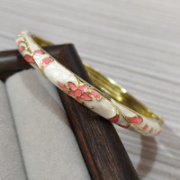 Nouveau Bracelet Chaîne Géométrique Plaqué Or 0,6 Carat pour Femme, Style Ethnique Rétro, Luxe Léger, Niche Haut de Gamme
