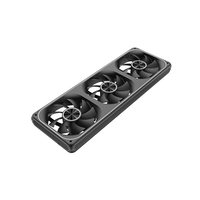 Ventilador de Caja Integrado de 360 mm, 3 en 1, PWM ARGB, con 83 LED, Rodamiento Hidráulico, Sincronización de 5 V y 3 Pines para PC Gaming