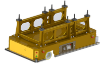 Robot AGV à guidage automatique pour entrepôt, 14 tonnes, avec navigation magnétique et évitement d'obstacles par laser, fabrication OEM Chine