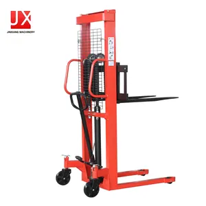 Manual kualitas tinggi palet forklift 1ton 2ton 3ton tangan hidrolik forklift Manual palet tumpuk 1.6meter tangan manual forklift