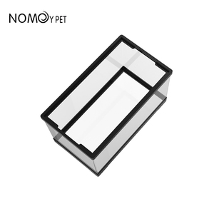 Nomoy Pet Turtle Tank <span class=keywords><strong>Aquarium</strong></span> Transparant Huisdier Tank Voor Schildpadden Krabben Rivierkreeft Kleine Reptielen - Product Image 2