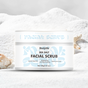 <span class=keywords><strong>Bodylife</strong></span> Meersalz-Peeling Organic White ning Peeling Feuchtigkeit spendend und nährt tief reinigendes Gesichts peeling - Product Image 1