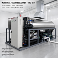Machine de lyophilisation industrielle pour poudre de lait de 250 m², FFD-250, pour le traitement des ingrédients laitiers