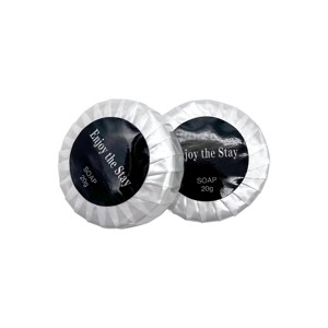 Saponetta Rotonda Mini Usa e Getta per <span class=keywords><strong>Hotel</strong></span> con Logo Personalizzato OEM, Modello TOPHS032 - Product Image 1