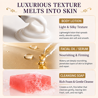 Ensemble de soins de la peau à la vitamine C biologique en marque privée, blanchissant et anti-taches noires, avec double glutathion, pour femmes