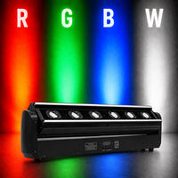 Barre de faisceau linéaire à matrice de points 6 yeux IP20 DMX512 6x20W RGBW 4-en-1 Éclairage de scène LED pour événements, DJ, discothèques et clubs