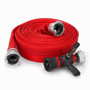 Boquilla para Manguera Contra Incendios de 2.5 Pulgadas con Empuñadura Tipo <span class=keywords><strong>Pistola</strong></span> y Acoplamientos - Product Image 1