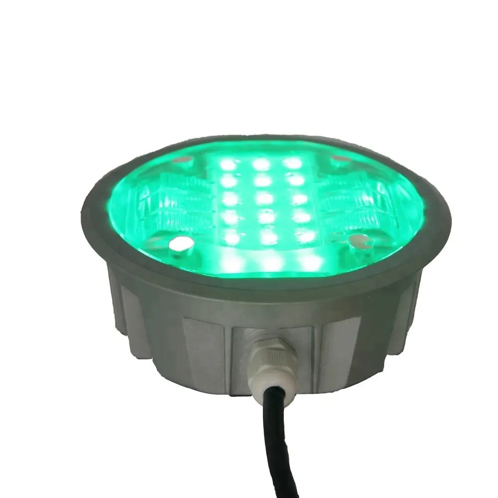 Fiable LED filaire intégré réflecteur solaire route marqueur lumière chaude