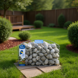 ตะกร้ากาเบียนทรงโค้ง Mantis ขนาด 78.7x19.7x31.5 นิ้ว ทำจากเหล็กชุบสังกะสี สำหรับตกแต่งสวนและภูมิทัศน์กลางแจ้ง - Product Image 2