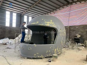 Quiosco de Café Gigante con Forma de Casco, Escultura Personalizada, Puesto Móvil de Aperitivos, Camión de Comida para Hamburguesas y Pollo Frito - Product Image 6