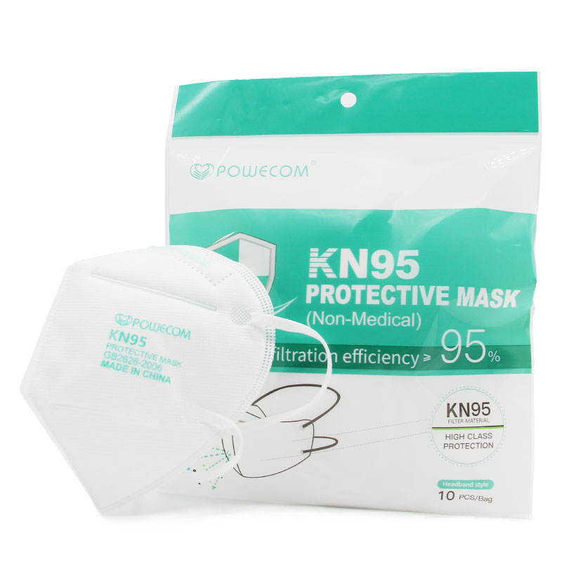 GB2626-2019 Powecom KN95 Mask Dust PM2.5 Particulate Respirator EUA White list Approved Protective Masks