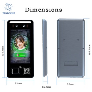 Sistema de Control de Asistencia con Reconocimiento Facial Tendcent, WiFi, Bluetooth, Código QR, Escáner de Tarjetas NFC, Android 11, OEM, ODM, Logotipo Personalizado, Compatible con SDK - Product Image 4