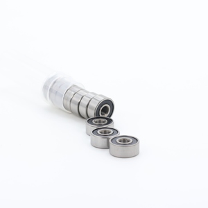 Hoogwaardig miniatuur R2ZZ/RS flenskogellager 6,35x9,525x3,175mm diepe groef roestvrij staal chroomstaal kogels afgeschermd - Product Image 1