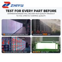 Pantalla LED Gigante para Exteriores ZHIYU P2.97 a Todo Color 4K Resistente al Agua con 4500 Nits de Brillo para Fondo de Escenario