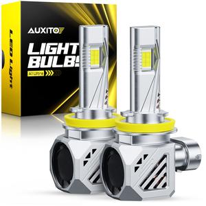 AUXITO 1:1 mini size Factory direct original bulbs 6500K White Driving LED headlight bulbs H11 H8 H9 Non-polarity Play and <b>Plug</b> - Product Image 4