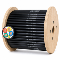 Câble en caoutchouc YVF 4+1 conducteurs de qualité industrielle 0,6/1KV, résistance supérieure à la flexion pour les scénarios de travail à la traîne fréquente 4*120+1*70