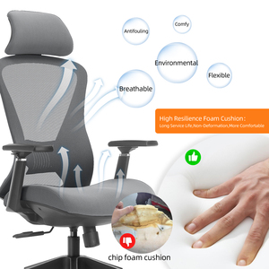 Per Vaseat K2-GM07 sedia da ufficio ergonomica blu Mid-Back Mesh vendita calda Online sedia girevole girevole per scrivania per Computer - Product Image 5