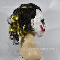 Nueva Máscara de Látex de Payaso Joker Sonriente de Halloween para Disfraz de Cosplay, Accesorio de Película