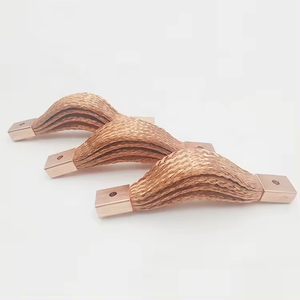 Fil de <span class=keywords><strong>cuivre</strong></span> flexible tressé pour l'industrie électrique, fils de <span class=keywords><strong>cuivre</strong></span> torsadés flexibles, fil de <span class=keywords><strong>cuivre</strong></span> tressé rond, shunt - Product Image 6