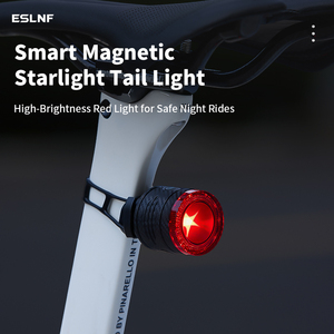 Luz Magnética para Bicicleta ESLNF con Sensor de Freno, Luz Trasera Impermeable, Recargable Tipo C para Ciclismo MTB - Product Image 3